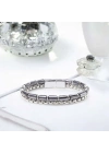 Moncuk Design Boru Kesim Hematit Ve Çelik Zincir Bileklik 33512B21D2