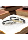 Moncuk Design Desenli Çelik Bileklik 3351SCB016