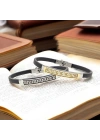 Moncuk Design Desenli Çelik Bileklik 3351SCB017