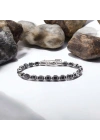 Moncuk Design Esmas Kesim Hematit Ayaranabilir Çelik Zincir Bileklik 33512B10D5
