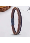 Moncuk Design Kahverengi Çoklu Deri Bileklik 33513B5D3