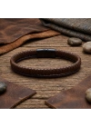 Moncuk Design Kahverengi Çoklu Deri Bileklik 33513B5D3