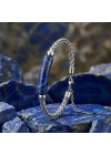 Moncuk Design Lapis Doğal Taşlı Ve Ayarlanabilir Çelik Zincir Bileklik 33512B15D5