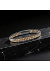 Moncuk Design Odun Jasper & Hematit Çelik Örgülü Deri Bileklik 33512B22D8