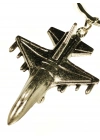 Savaş Uçağı Metal Anahtarlık