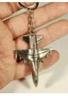 Savaş Uçağı Metal Anahtarlık