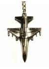 Savaş Uçağı Metal Anahtarlık