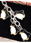 Sevimli Penguenlerden Metal Anahtarlık