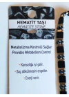 Siyah Hematit Taşlı Ayarlanabilir Erkek Bileklik