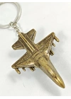 Savaş Uçağı Metal Anahtarlık