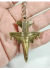Savaş Uçağı Metal Anahtarlık
