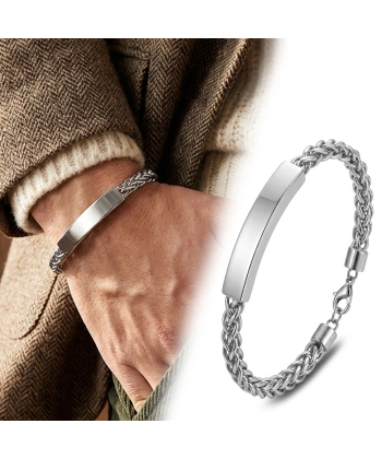 Moncuk Design İsim Yazılabilir Ayarlanabilir Çelik Zincir Plaka Bileklik 33514B29D2