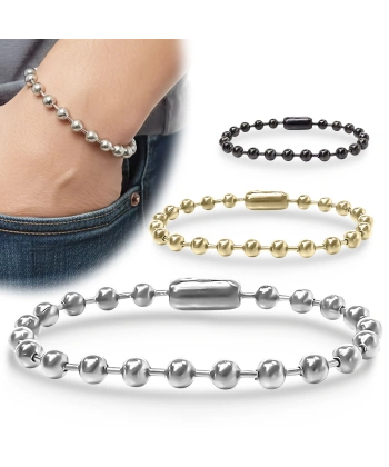 Moncuk Design Top Çelik Zincir Bileklik 6mm 3351CZB2D15
