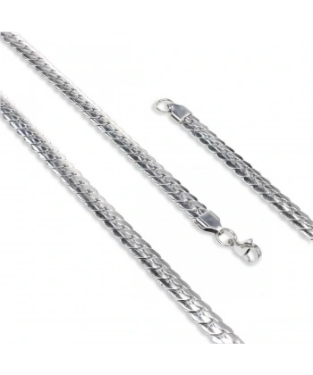 Moncuk Design Ezme Balık Sırtı Çelik Kolye 1.6Mm 3351CEK021