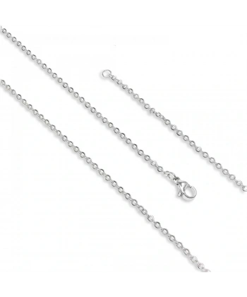 Moncuk Design Minik Boy Beyaz Çelik Kolye 0.5Mm 3351CEK003