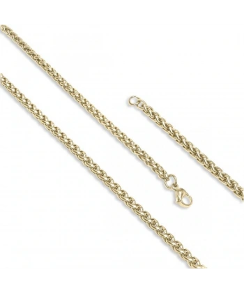 Moncuk Design Sarı Renk Çelik Kolye 4Mm 3351CEK015