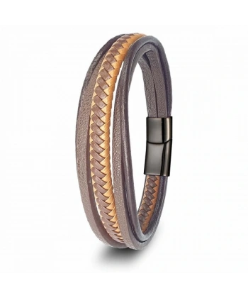 Moncuk Design Taba Kahve Çoklu Deri Bileklik 33513B2D8