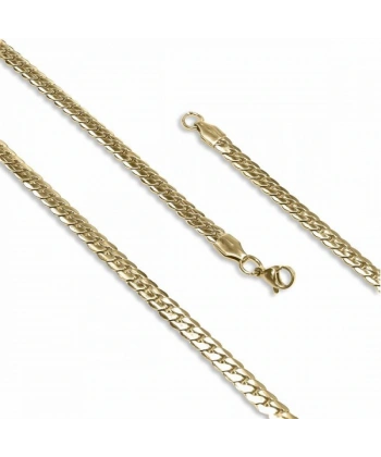 Moncuk Design Yassı Yılan Sırtı Çelik Kolye 1.2Mm X 4Mm 3351CEK039