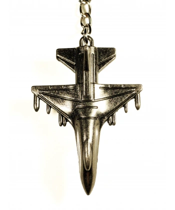 Savaş Uçağı Metal Anahtarlık
