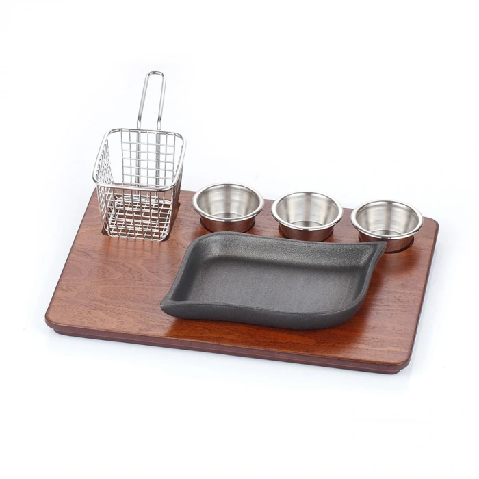 DÖKÜM DEMİR BODRUM FAJİTA SUNUM SETİ - MDF