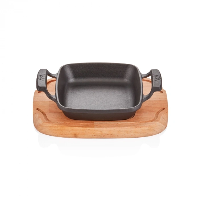 DÖKÜM DEMİR KARE SAHAN 16*16CM +NİHALE