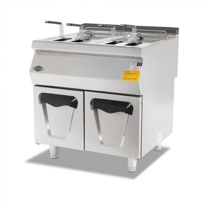 Gazlı Fritöz Dolaplı 2 li