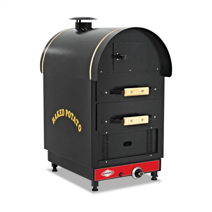 Gazlı Kumpir Fırını 2 Çekmeceli