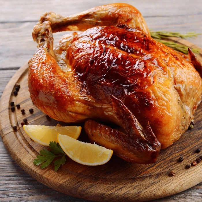 Kömürlü Yatay Piliç Kızartma Makinesi 6 Şiş