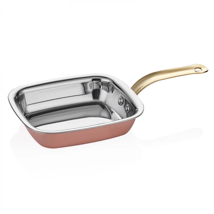 MM BAKIR KARE TAVA 12*14CM