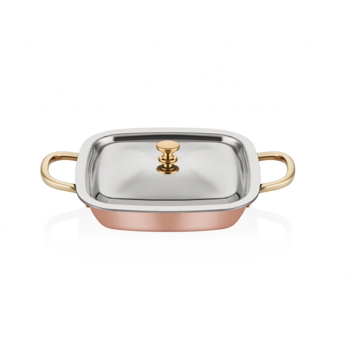 MM BAKIR KARE TENCERE 14*16CM