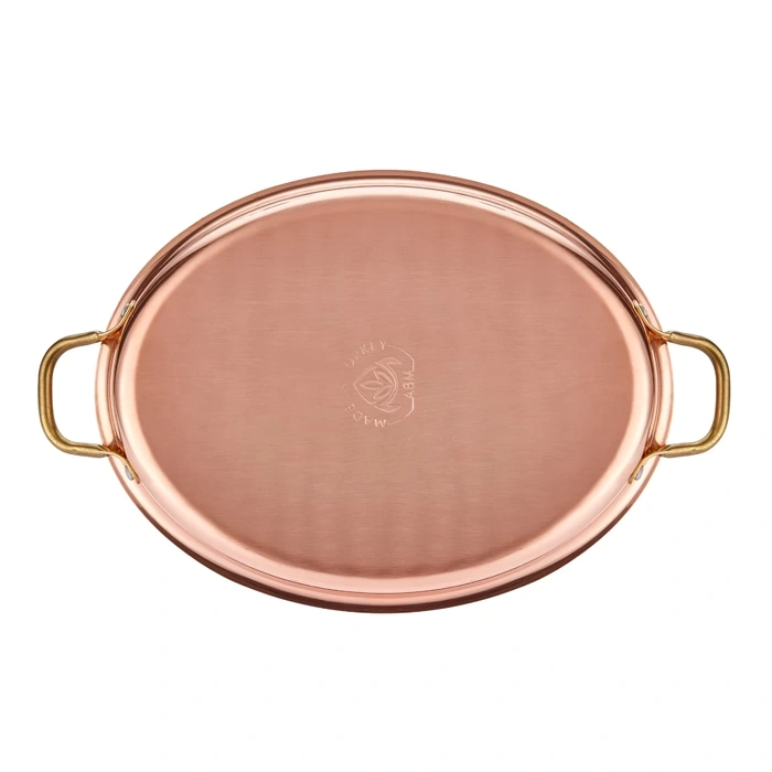 MM BAKIR OVAL DERİN SAHAN 25*17*6CM + KAPAK