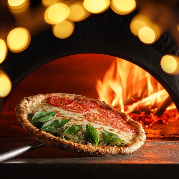 Odunlu Taş Tabanlı Pizza Fırını