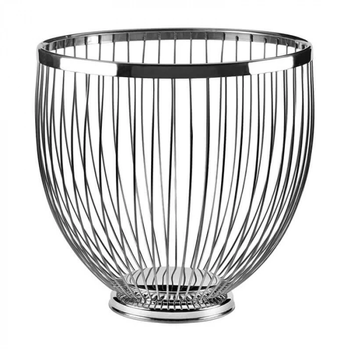 PASLANMAZ BAGET EKMEK VE MEYVE SEPETİ 26*25CM