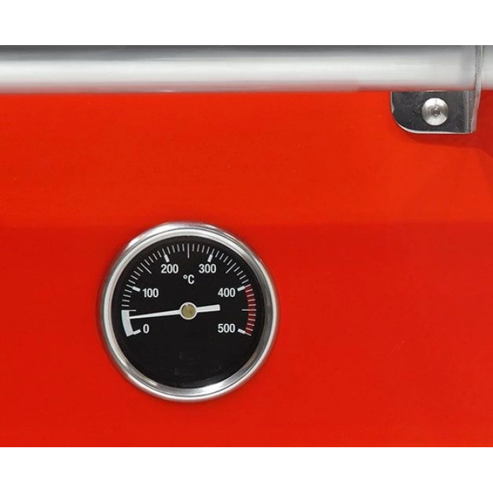 Profesyonel Kömürlü Fırın Kırmızı