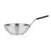 ÇELİK WOK TAVA 28CM - SİLİKONLU SAP