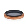 DÖKÜM DEMİR OVAL FAJİTA 23*14CM +NİHALE