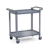 Plastik Servis Arabası 2 Katlı Açık Gri