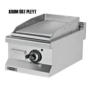 Gazlı Izgara Komple Oluklu Krom Pleyt