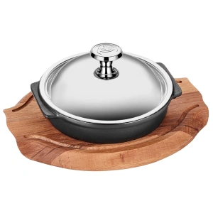 DÖKÜM DEMİR GÜVEÇ 16CM +P.KAPAK +NİHALE