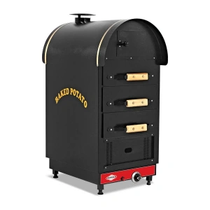 Gazlı Kumpir Fırını 3 Çekmeceli