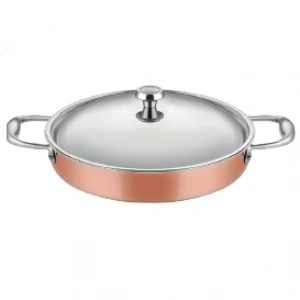 MM BAKIR İNDÜKSİYON SIĞ TENCERE 26CM