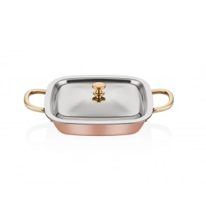 MM BAKIR KARE TENCERE 14*16CM