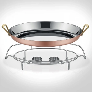 MM BAKIR OVAL SAHAN 30CM + STAND