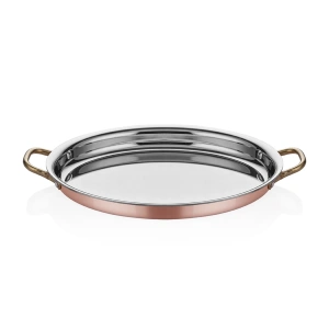 MM BAKIR OVAL SIĞ OMLET TAVA 25*17*3CM
