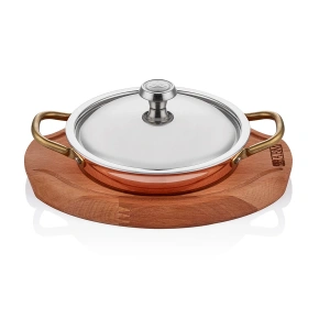 MM BAKIR YUMURTA SAHANI 12CM + NİHALE