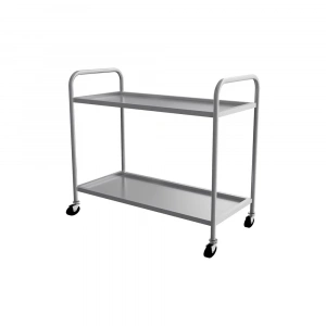 Paslanmaz Servis Arabası 2 Katlı