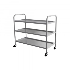 Paslanmaz Servis Arabası 3 Katlı