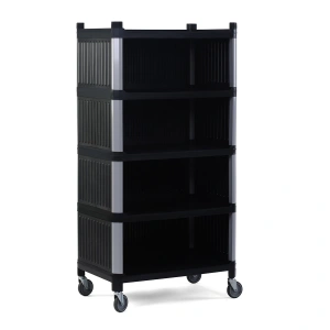 Plastik Raf 5 Katlı Kapalı Hareketli