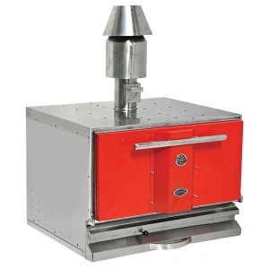 Profesyonel Kömürlü Fırın Kırmızı