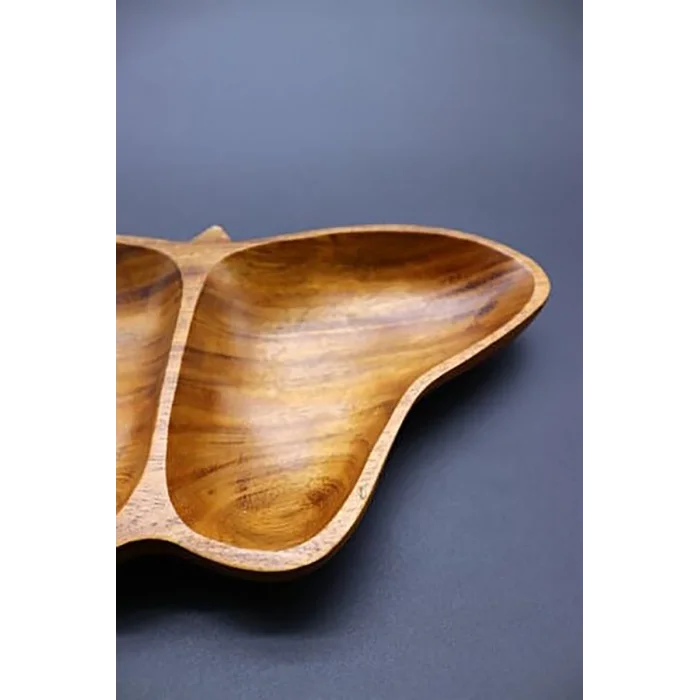 2 Bölmeli Akasya Kelebek Çerezlik